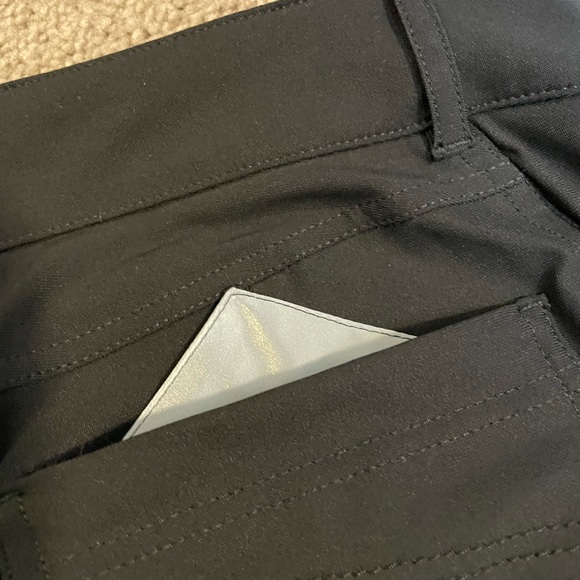 Lululemon commuter pants bust a move NWT black reflective pockets rare 6 - Picture 8 of 12